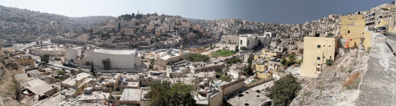 Panorama over the city south, Amman Jordan.jpg - Panorama over the city south